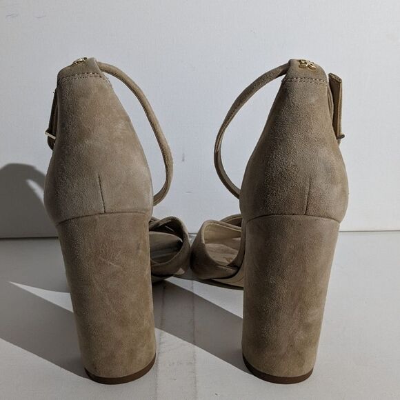 Sam Edelman Yancy Suede Leather Block Heel Sandals - Picture 4 of 7